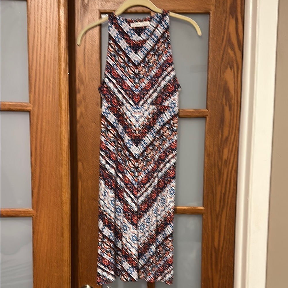 Athleta Black and White Sheath Midi Dress​​​